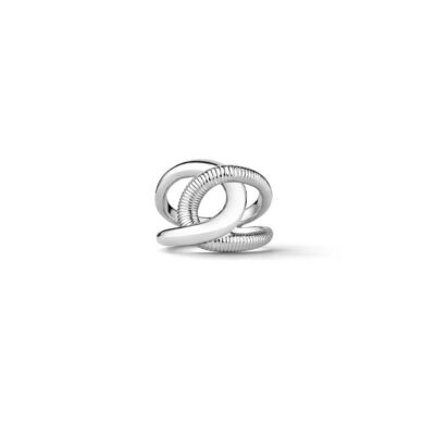 Judith Ripka Sterling Silver Eternity Embrace Ring