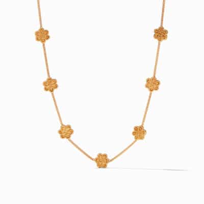Julie Vos Colette Delicate Station Necklace Gold