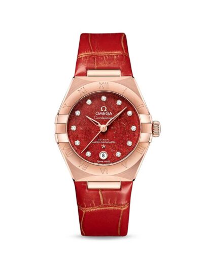 OMEGA Constellation 29mm Red Dial watch