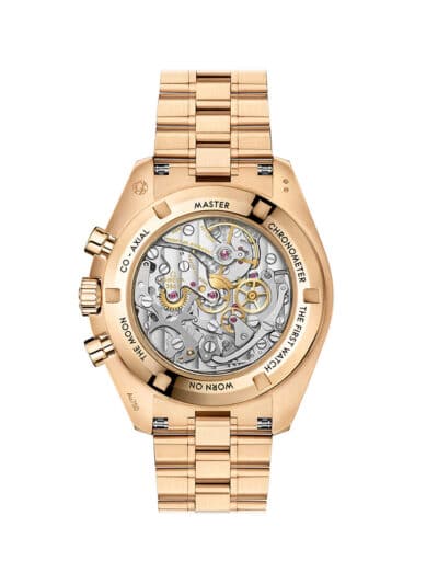 Omega Speedmaster Moonwatch Gold watch case back