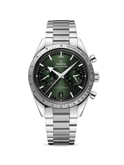 OMEGA Speedmaster '57 green watch