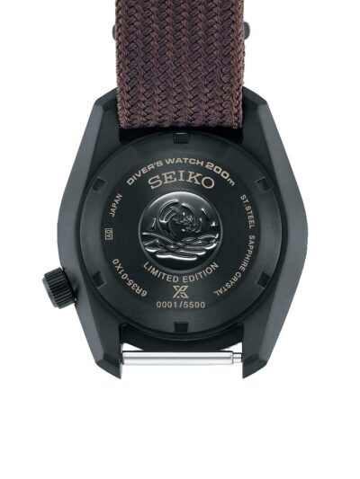 Seiko Prospex SPB255 1968 Diver's Re-Creation watch back
